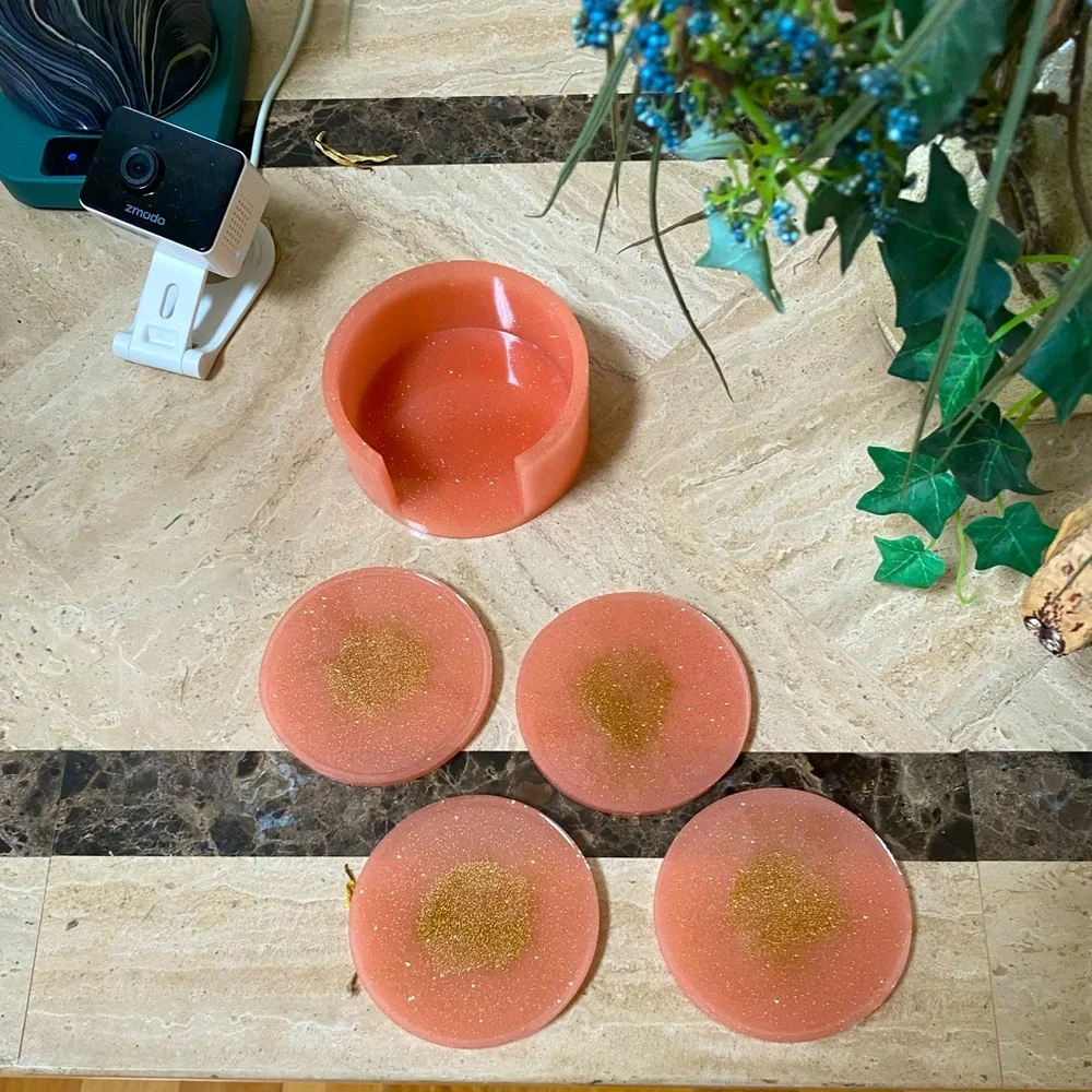 Resin Coaster Set (Handmade) - Picture 1 of 1